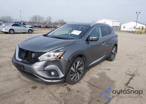 2017 Nissan Murano Platinum/S/Sl/Sv z USA, uszkodzony, nr VIN 5N1AZ2MH0HN176353